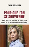 Pour que l'on se souvienne (eBook, ePUB) Pour que l'on se souvienne (eBook, ePUB)