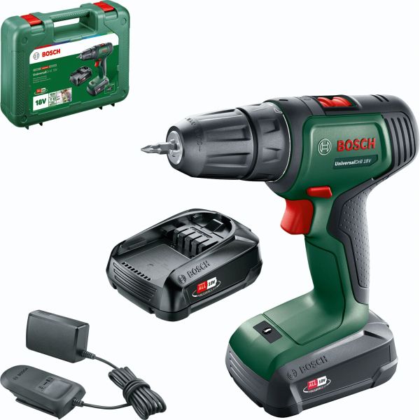 Bosch Universaldrill 18V 2x1.5A Bosch Universaldrill 18V 2x1.5A