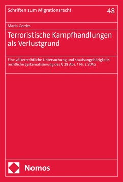Cover Terroristische Kampfhandlungen als Verlustgrund (eBook, PDF)