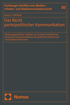 Cover Das Recht parteipolitischer Kommunikation (eBook, PDF)