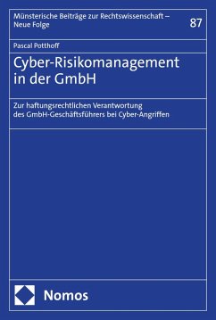 Cover Cyber-Risikomanagement in der GmbH (eBook, PDF)