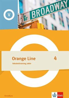 Cover Orange Line 4 Grundkurs. Vokabeltraining aktiv Klasse 8