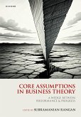 Core Assumptions in Business Theory Core Assumptions in Business Theory
