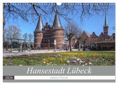 Cover Hansestadt Lübeck (Wandkalender 2026 DIN A3 quer), CALVENDO Monatskalender