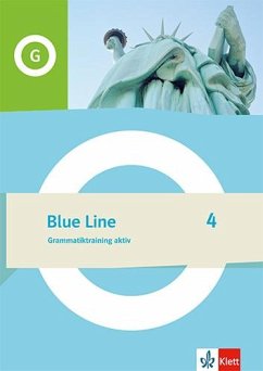Cover Blue Line 4. Grammatiktraining aktiv Klasse 8
