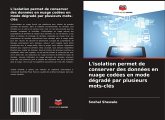 L'isolation permet de conserver des données en nuage codées en mode dégradé par plusieurs mots-clés