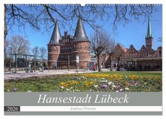 Cover Hansestadt Lübeck (Wandkalender 2026 DIN A2 quer), CALVENDO Monatskalender