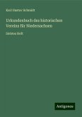 Urkundenbuch des historischen Vereins für Niedersachsen