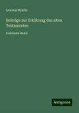 Beiträge zur Erklärung des alten Testamentes Beiträge zur Erklärung des alten Testamentes