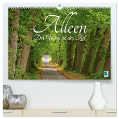 Alleen: Der Weg ist das Ziel (hochwertiger Premium Wandkalender 2026 DIN A2 quer), Kunstdruck in Hochglanz - Calvendo