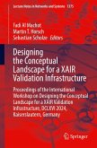 Designing the Conceptual Landscape for a XAIR Validation Infrastructure Designing the Conceptual Landscape for a XAIR Validation Infrastructure