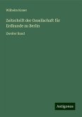 Zeitschrift der Gesellschaft für Erdkunde zu Berlin Zeitschrift der Gesellschaft für Erdkunde zu Berlin
