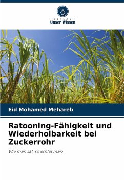 Ratooning-Fähigkeit und Wiederholbarkeit bei Zuckerrohr - Mehareb, Eid Mohamed