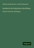 Handbuch der Römischen Alterthümer