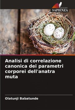 Cover Analisi di correlazione canonica dei parametri corporei dell'anatra muta