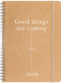 BRUNNEN Schülerkalender (2025/2026) "Good Things", 2 Seiten = 1 Woche, A5, 208 Seiten, Kraftpapier-Einband BRUNNEN Schülerkalender (2025/2026) "Good Things", 2 Seiten = 1 Woche, A5, 208 Seiten, Kraftpapier-Einband