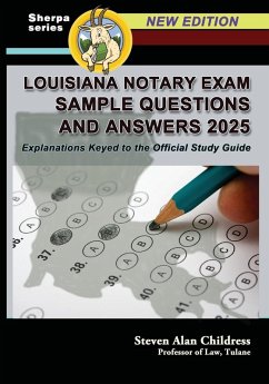 Louisiana Notary Exam Sample Questions and Answers 2025 - Childress, Steven Alan