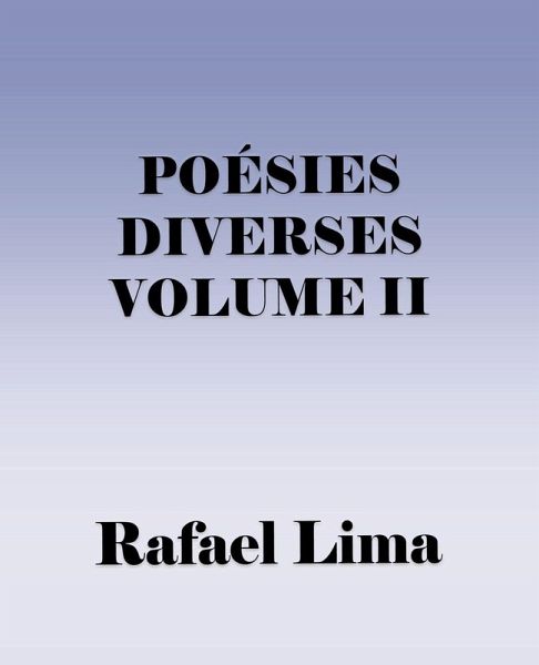 Poésies Diverses Volume II Poésies Diverses Volume II