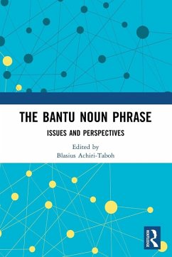 The Bantu Noun Phrase Cover The Bantu Noun Phrase