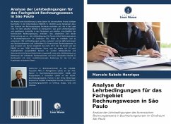 Cover Analyse der Lehrbedingungen für das Fachgebiet Rechnungswesen in São Paulo