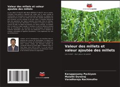 Cover Valeur des millets et valeur ajoutée des millets