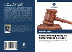 Cover Recht und Regierung für kamerunische Colleges