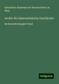 Archiv für österreichische Geschichte