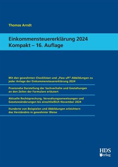 Cover Einkommensteuererklärung 2024 Kompakt (eBook, PDF)