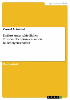 Einfluss unterschiedlicher Tresteraufbereitungen auf die Bodeneigenschaften (eBook, PDF)