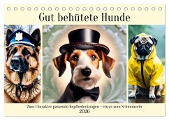 Cover Gut behütete Hunde (Tischkalender 2026 DIN A5 quer), CALVENDO Monatskalender