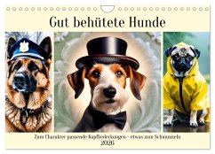 Cover Gut behütete Hunde (Wandkalender 2026 DIN A4 quer), CALVENDO Monatskalender