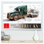 Trucks - Design Studien (hochwertiger Premium Wandkalender 2026 DIN A2 quer), Kunstdruck in Hochglanz Trucks - Design Studien (hochwertiger Premium Wandkalender 2026 DIN A2 quer), Kunstdruck in Hochglanz