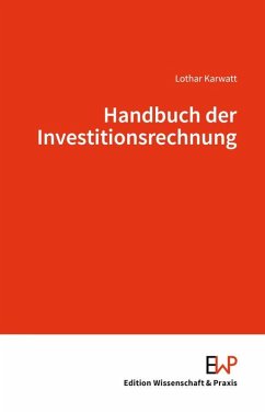 Cover Handbuch der Investitionsrechnung