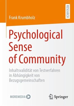 Cover Psychological Sense of Community
