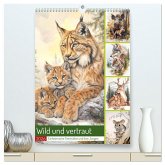 Wild und vertraut (hochwertiger Premium Wandkalender 2026 DIN A2 hoch), Kunstdruck in Hochglanz