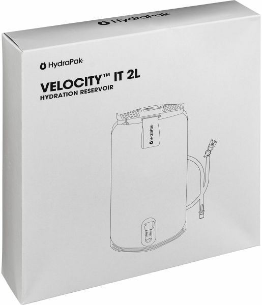 Hydrapak Velocity IT 2L Trink- beutel grau Hydrapak Velocity IT 2L Trink- beutel grau