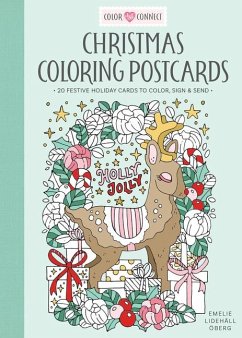 Cover Christmas Coloring Postcards