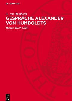Cover Gespräche Alexander von Humboldts