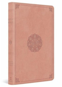 ESV Thinline Bible, Red Letter (Trutone, Blush Rose, Emblem Design) - Esv Bibles