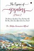 The Essence of Psalms The Essence of Psalms