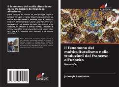 Cover Il fenomeno del multiculturalismo nelle traduzioni dal francese all'uzbeko