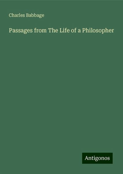 Passages from The Life of a Philosopher