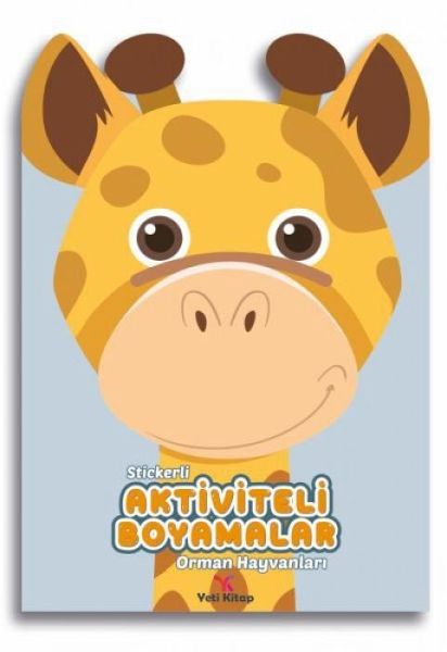Stickerli Aktiviteli Boyamalar - Orman Hayvanlari