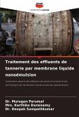 Traitement des effluents de tannerie par membrane liquide nanoémulsion