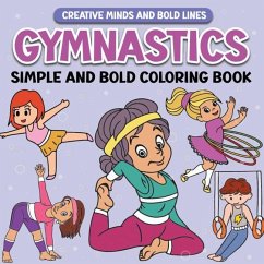 Cover Gymnastics Simple and Bold Coloring Book