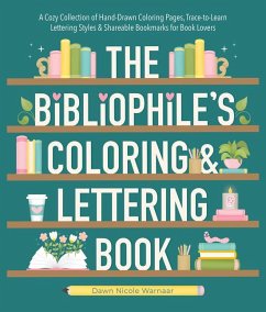 Cover The Bibliophile's Coloring and Lettering Book
