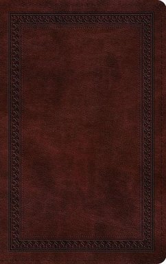ESV Thinline Bible, Red Letter (Trutone, Mahogany, Border Design) - Esv Bibles