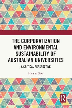 Cover The Corporatization and Environmental Sustainability of Australian Universities