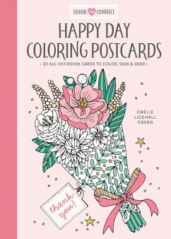 Happy Day Coloring Postcards - Öberg, Emelie Lidehäll