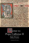 Letter to Pope Callixtus II Letter to Pope Callixtus II